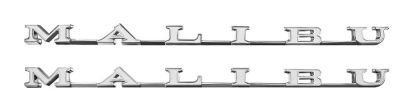 Kotflügel-Embleme für 1970 Chevrolet Chevelle Malibu - Malibu / Paar