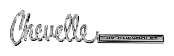 Heck-Emblem für 1971-72 Chevrolet Chevelle - Chevelle by Chevrolet