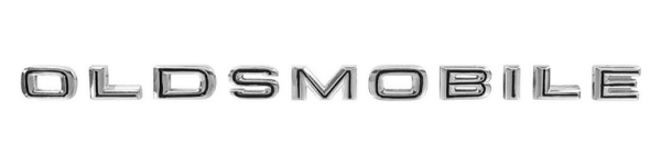 Trunk Emblem for 1971-72 Oldsmobile Cutlass - Letters "OLDSMOBILE"