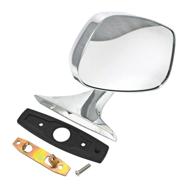 Outer Door Mirror for 1971-72 Oldsmobile 88/98 - Right Side / Chrome