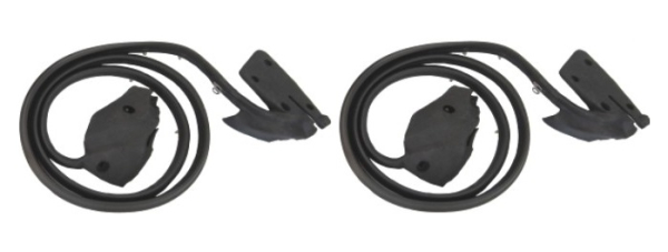 Front Door Weatherstrips for 1971-76 Pontiac Bonneville 4 Door Hardtop