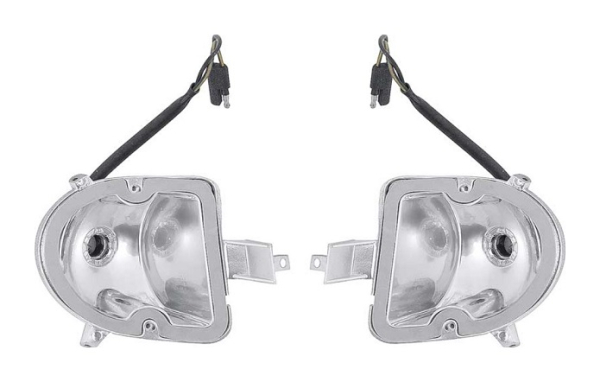Park/Turn Light Housings for 1971 Plymouth Barracuda - Pair