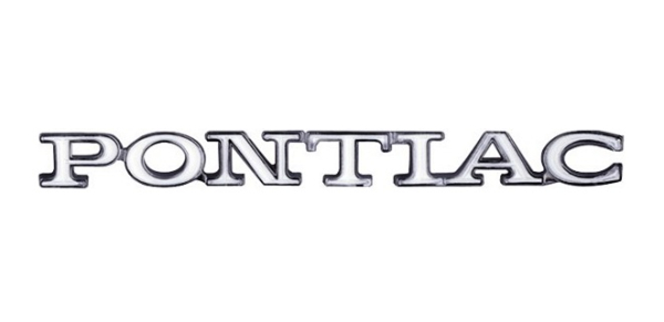 Fender Emblems for 1971 Pontiac GTO T-37/GT-37 - PONTIAC