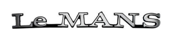 Trunk Emblem for 1971 Pontiac Le Mans - Le MANS