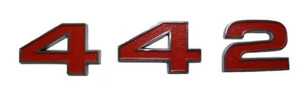 Kühlergrill-Emblem für 1972 Oldsmobile 442 - 442