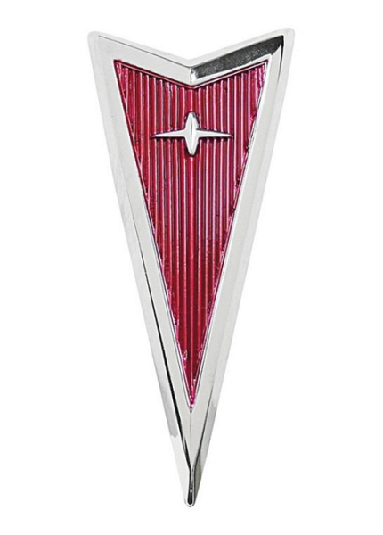 Front-Emblem für 1972 Pontiac Le Mans mit Chrom-Stoßstange - Arrowhead