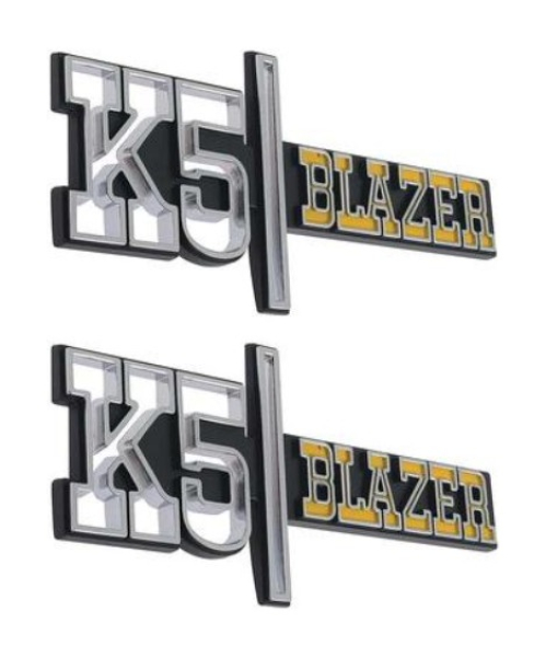 Fender Emblems for 1973-74 Chevrolet K5 Blazer - K5 BLAZER