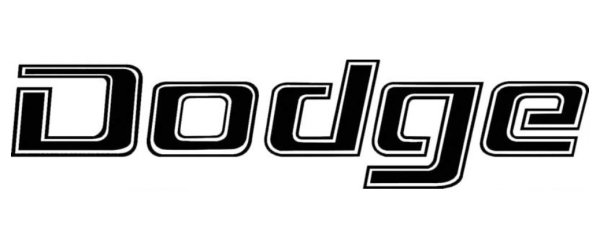 "DODGE" Seitenteil-Decals für 1973-74 Dodge Dart - Set