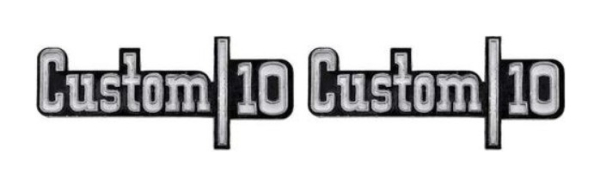 Fender Emblems for 1973-76 Chevrolet C10 Pickup - Custom 10