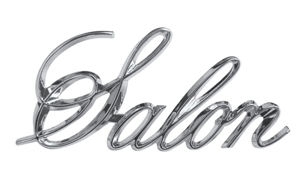 Kotflügel-Embleme für 1973-77 Oldsmobile Cutlass Salon - Schriftzug "Salon"