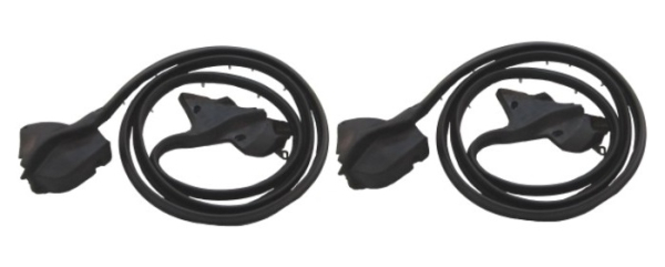 Door Weatherstrips for 1973-77 Pontiac Grand Prix - Pair