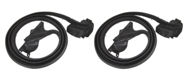 Door Weatherstrip for 1973-77 Pontiac Le Mans 2-Door Hardtop - Pair