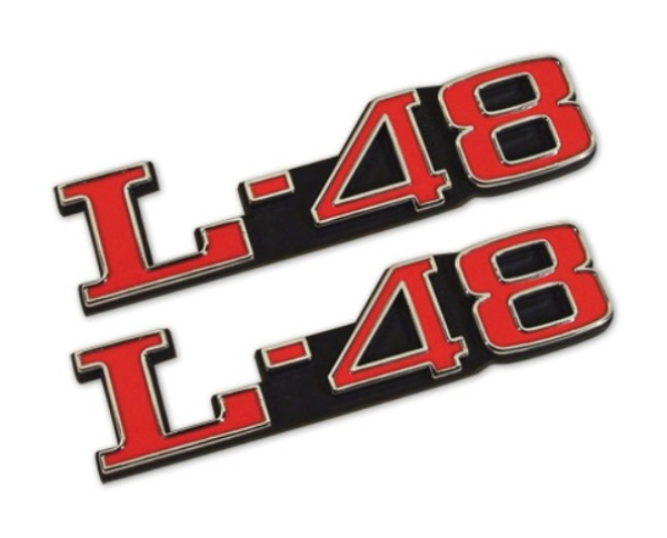 Hauben-Embleme für 1973-79 Chevrolet Corvette - L-48
