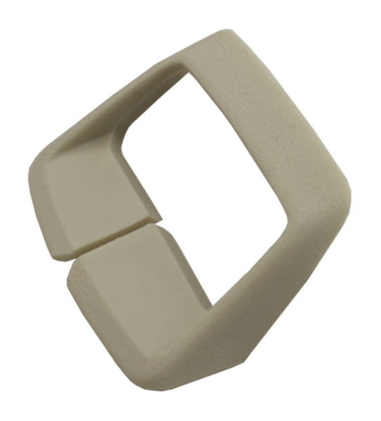 Sicherheitsgurt-Führung auf der Sitzlehne für 1974-76 Pontiac Bonneville - Weiß