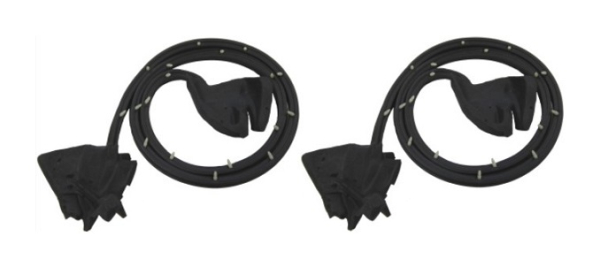 Hintere Tür-Dichtungen für 1975-76 Oldsmobile 88 Hardtop/4-türig - Paar