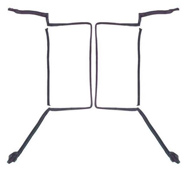 HURST T-Top Weatherstrip Set for 1976-78 Chevrolet Camaro - 1st Design
