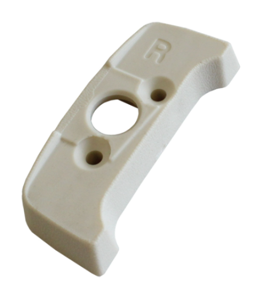 Basis der Sicherheitsgurt-Führung für 1977-79 Pontiac Grand Prix - Weiß / Rechts