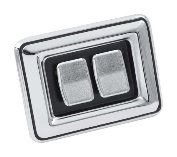 Power Window Switch for 1977 Dodge Diplomat - 2 Buttons / Concave