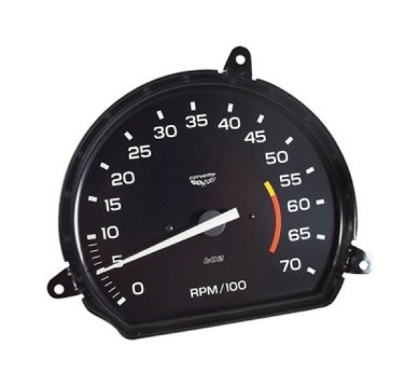 Drehzahlmesser für 1978-79 Chevrolet Corvette L82 mit Klima-Anlage - Roter Bereich ab 5600 RPM