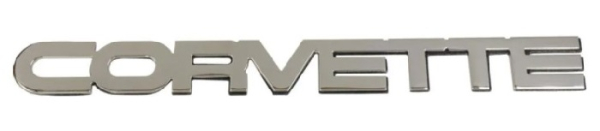 Heck-Emblem für 1984-90 Chevrolet Corvette - Poliertes Edelstahl