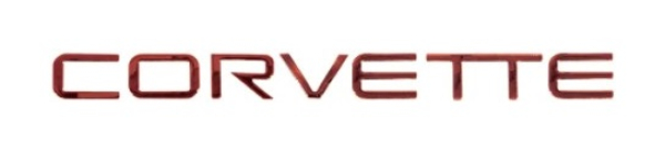 Rear Letter Set for 1991-96 Chevrolet Corvette - Red