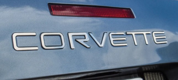 Heck-Buchstaben-Set für 1991-96 Chevrolet Corvette - Poliertes Edelstahl