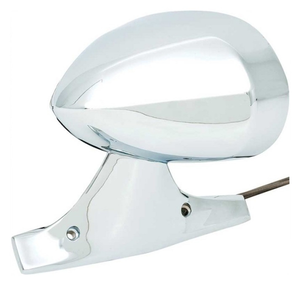 Chrome Outer Door Mirror for 1971-74 Plymouth B/E-Body models - left hand side