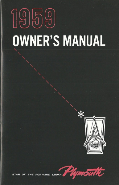 1959 Plymouth - Owners Manual (english)