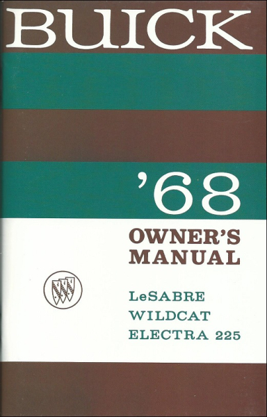 1968 Buick LeSabre/Wildcat/Electra 225 - Betriebsanleitung (englisch)