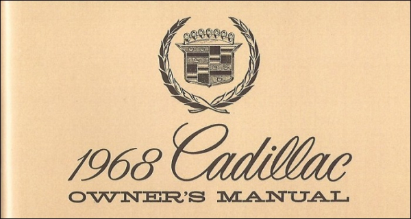 Owners Manual for 1968 Cadillac (English)