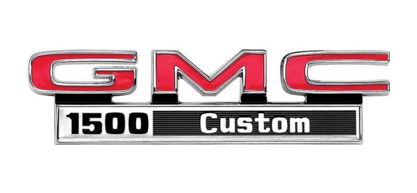 Kotflügel-Embleme für 1971-72 GMC 1500 Custom - GMC 1500 Custom