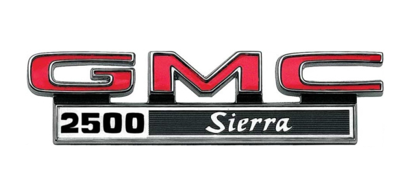 Kotflügel-Embleme für 1971-72 GMC 2500 Sierra - GMC 2500 Sierra