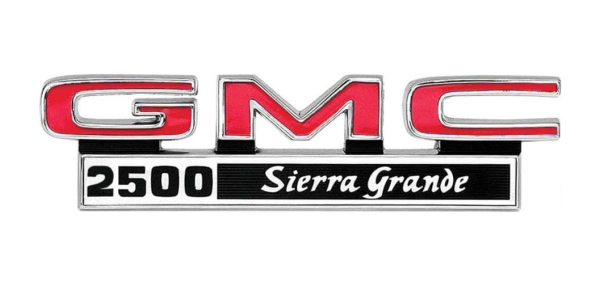 Kotflügel-Embleme für 1971-72 GMC 2500 Sierra Grande - 2500 Sierra Grande