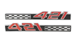 Kotflügel-Embleme für 1965 Pontiac Grand Prix - 421