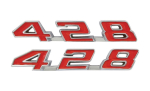 Kotflügel-Embleme für 1969 Pontiac Grand Prix - 428