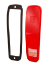 Tail Lamp Lenses for 1974-79 Ford F100-F350 Style Side - Pair